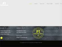 Tablet Screenshot of jfeconstruction.com